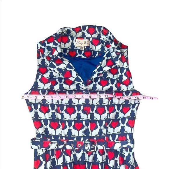 Lindy Bop Matilda Dress In Rabbit Love Size 4 - Picture 10 of 14